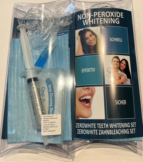 Bleaching Set Non Peroxide Whitening incl siliconen mondstuk